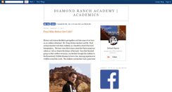 Desktop Screenshot of academics.diamondranchacademy.com
