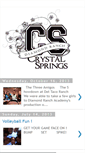 Mobile Screenshot of crystalsprings.diamondranchacademy.com